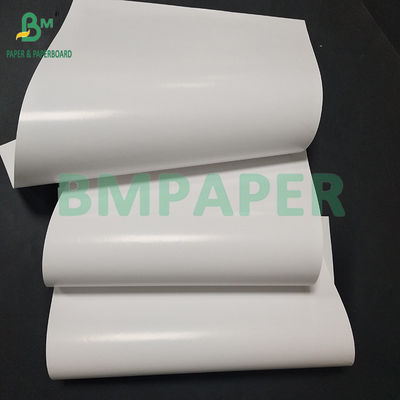 Impresión de inyección de tinta blanca de 70 gm con papel recubierto de una sola cara para hojas de etiquetado