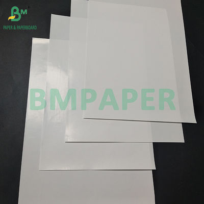 Impresión de inyección de tinta blanca de 70 gm con papel recubierto de una sola cara para hojas de etiquetado