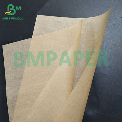 40 gramos de papel marrón resistente a la grasa de calidad alimenticia para hamburguesas