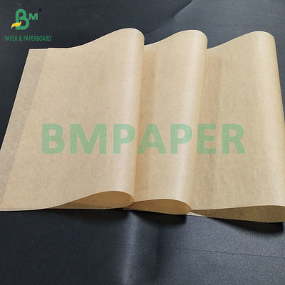 40 gramos de papel marrón resistente a la grasa de calidad alimenticia para hamburguesas