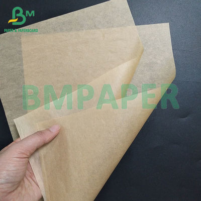 40 gramos de papel marrón resistente a la grasa de calidad alimenticia para hamburguesas
