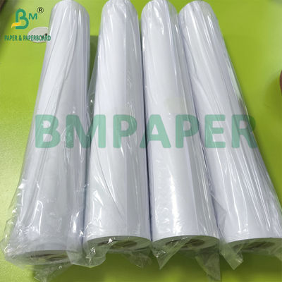 24 X 150 rollos de papel CAD, papel de fianza de 20 libras 2 &quot;Core CAD Impresión a chorro de tinta