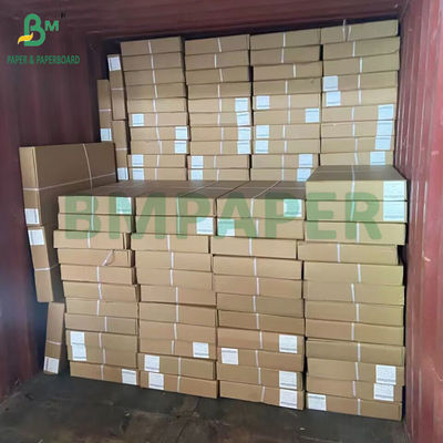 Rollo de papel blanco sin recubrimiento de formato ancho de 20LB para impresoras de inyección de tinta de 24&quot; x 150&quot;