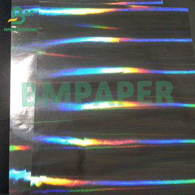 70gm 763mm Impresión Plata Resistencia a la humedad Etiqueta de cerveza aluminizada Papel holográfico