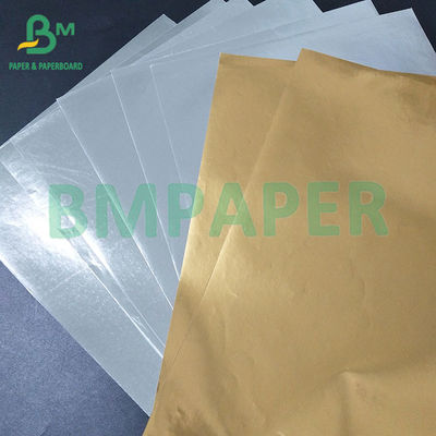 70gm 763mm Impresión Plata Resistencia a la humedad Etiqueta de cerveza aluminizada Papel holográfico