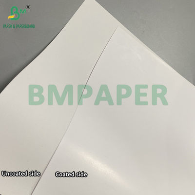Papel de arte blanco de 120 gramos C1S recubierto de un lado de 500 hojas brillantes