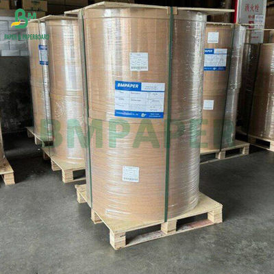 Papel Kraft marrón para el embalaje de frutas recubierto de cera de un lado para la protección