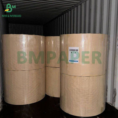 Papel Kraft marrón de 50 gramos para bolsas de embalaje de harina 715 mm Alta resistencia a la explosión