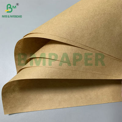 Papel Kraft marrón sin recubrimiento de 50 gm 60 gm 180 mm 715 mm para la fabricación de bolsas de alimentos