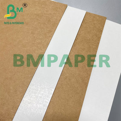 200 g de papel de respaldo Kraft revestido de arcilla blanca para alimentos para embalaje de papas fritas