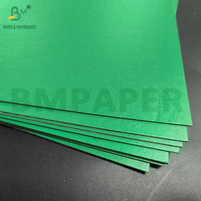 Papel verde laminado brillante espalda gris 1,2 mm 1,4 mm para carpetas