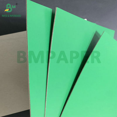 1 mm 1.5 mm Verde de arriba gris de espalda de cartón de rigidez para hacer marco de imagen