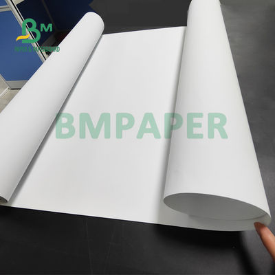 108GSM 180GSM Rollo de papel de fijación de gráficos con revestimiento para gráficos 36' X 50m