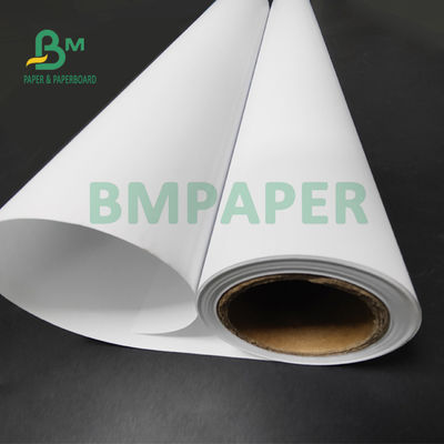 108GSM 180GSM Rollo de papel de fijación de gráficos con revestimiento para gráficos 36' X 50m