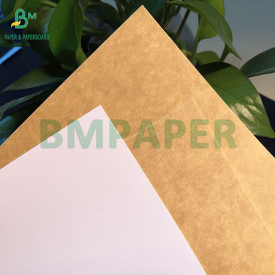235gm 275gm cartón de papel Kraft recubierto para cajas de postres
