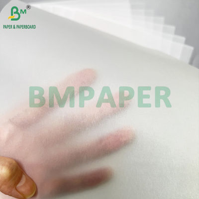 50 83 GSM Rollo de papel de transferencia blanco liso y semitransparente 880 mm x 40 m