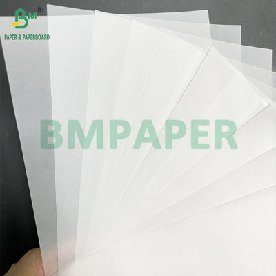 A3 Pads de rastreo 55gsm 105gsm Impresión de inyección de tinta de papel transparente blanco de vello