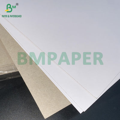 400gm GD1 GD2 Impresión de papel dúplex con offset y flexo de alta calidad C1S Blanco recubierto de espalda gris