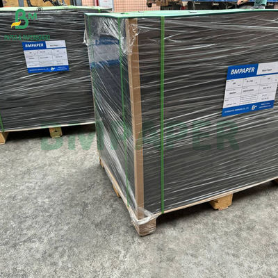 Papel de cartón negro para bolsas de compras resistente al plegado 70 x 100 cm
