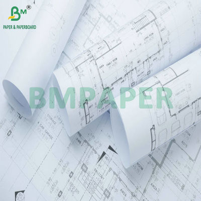 36' x 500ft 3' formato de núcleo CAD papel de inyección de tinta para la impresión de planos arquitectónicos