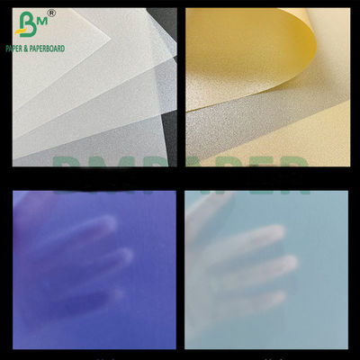Papel de rastreo de color de 110 gramos 787 mm por 1092 mm Semi-translúcido Perlado de oro