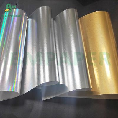 Papel metalizado de plata y oro impermeable para etiquetas de cerveza húmedas