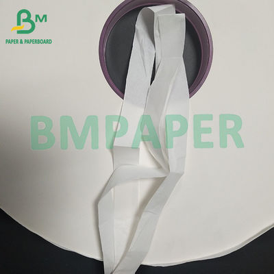 24 g de papel Kraft blanco de calidad alimentaria para la paja de beber Envuelto en 32 mm
