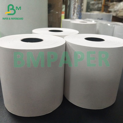48 gramos 3 1/8 &quot;x 260&quot; papel recibo térmico blanco Jumbo Roll para ATM tarjeta de crédito