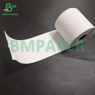 48 gramos 3 1/8 &quot;x 260&quot; papel recibo térmico blanco Jumbo Roll para ATM tarjeta de crédito