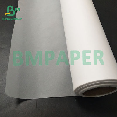 Papel blanco de rollo translúcido con heladas para trazar y dibujar