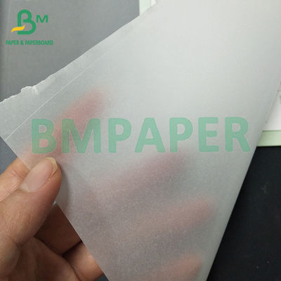 Papel blanco de rollo translúcido con heladas para trazar y dibujar