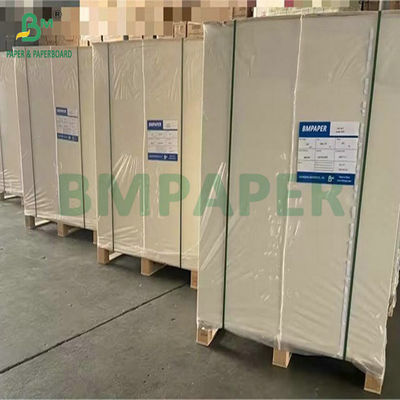 Papel de etiqueta de botellas de bebidas de 80 gramos de 90 gramos recubierto de un lado para impresión de 37 &quot;x 23&quot;
