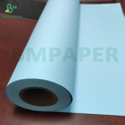 Papel gráfico azul de doble cara de 80 gramos, papel de dibujo de 914 mm x 50 yardas