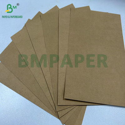 Resistencia a la lágrima alta 250 gramos 270 gramos Brown Kraft Liner para cartón de regalo 61 x 86 cm