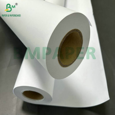 80 gramos de papel blanco sin revestimiento de ingeniería con un núcleo de 36 pulgadas x 50 yardas &quot;.