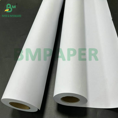 80 gramos de papel blanco sin revestimiento de ingeniería con un núcleo de 36 pulgadas x 50 yardas &quot;.
