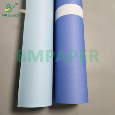 20LB 24&quot; de lado único azul violeta brillante CAD Plotter de ingeniería de bonos rollos de papel