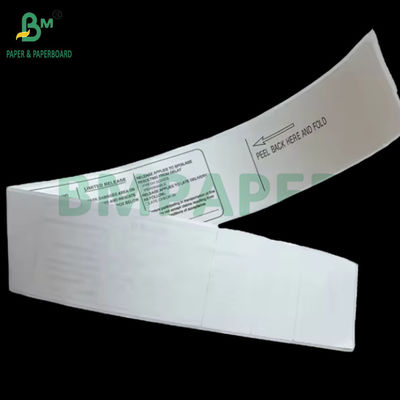 70 gramos de etiqueta térmica de línea aérea adhesivo de equipaje de etiqueta de papel 53,9 cm X 5,5 cm