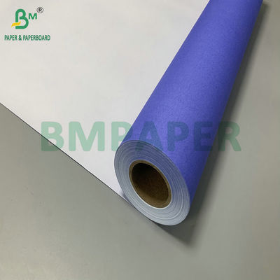 24' x 150' de un lado azul púrpura 20 libras de papel de fianza CAD 2' de núcleo