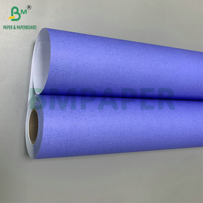 24' x 150' de un lado azul púrpura 20 libras de papel de fianza CAD 2' de núcleo