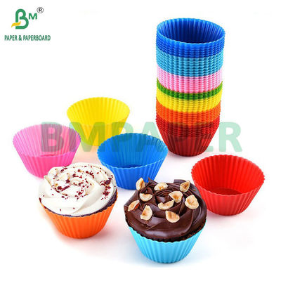 40 g de papel de forro de color para cubos de pasteles para muffins