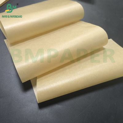 Papel de horneado de horno de silicona de 40 g de color marrón y blanco