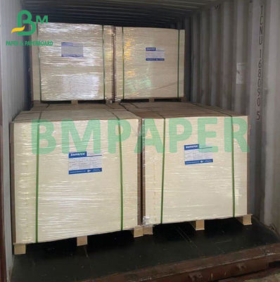 80gm Papel de reciclaje de pulpa de espesor uniforme superficie lisa crema Papel sin madera para portátil