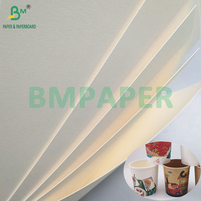 Papel resistente al aceite alimenticio recubierto mate de 260 gm+18 PE para la fabricación de vasos y tazones de papel desechables