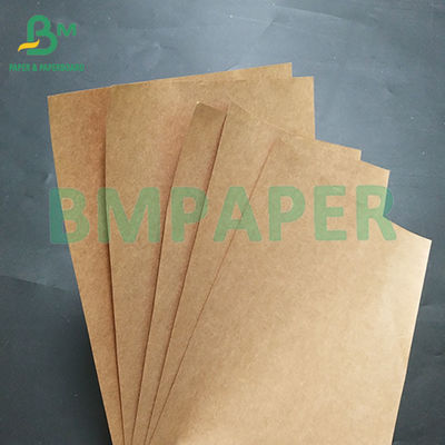 90 gm 120 gm Resistencia a la rotura alta Papel de bolsas Kraft marrón plano