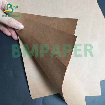 90 gm 120 gm Resistencia a la rotura alta Papel de bolsas Kraft marrón plano