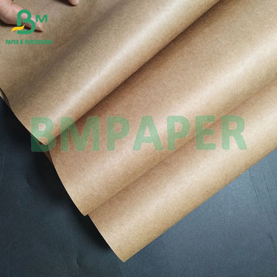 90 gm 120 gm Resistencia a la rotura alta Papel de bolsas Kraft marrón plano