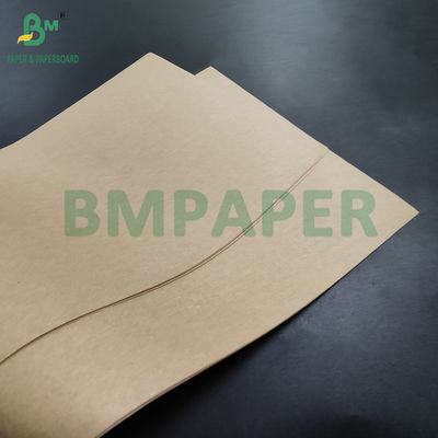 Papel Kraft de bolsas marrones de alta porosidad de 75 gramos para envases de cemento de 100 x 69 cm
