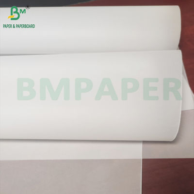 Papel blanco translúcido de 83 gramos de papel de rastreo de 18 pulgadas x 50 yardas