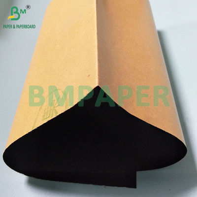 56gm Bolsas de papel protector de mango marrón y negro
